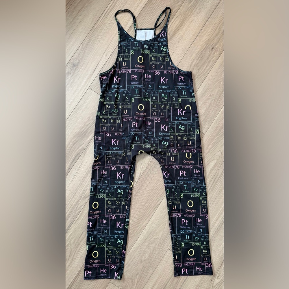 Periodic Table of Elements Overalls. Size Med but runs HUGE